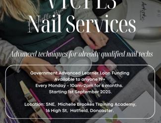 Nail services advert