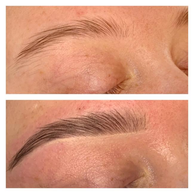 HD Brow before and after