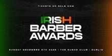 Irish Barber Awards 2026 Dublin event banner