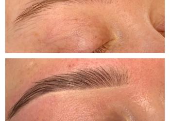 HD Brow before and after