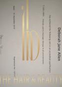 Debbie Allen, certificate 9 of 10